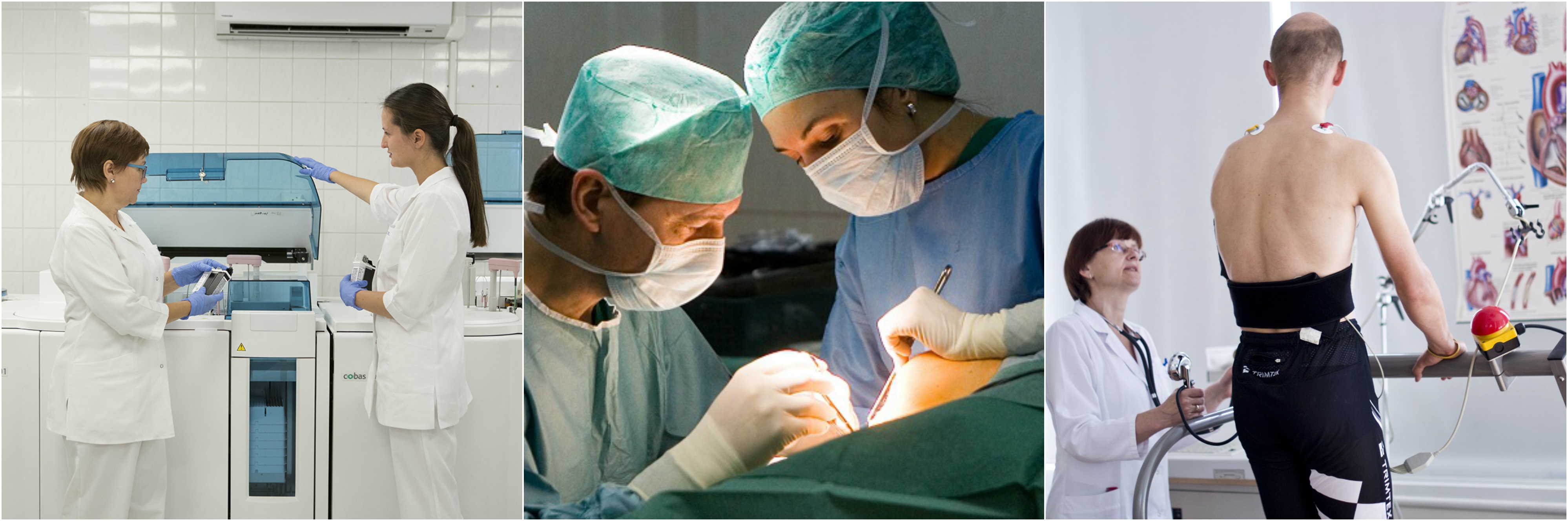 ヴィリニュスのMedical Diagnostic and Treatment Center。検査、外科的介入、リハビリテーション。