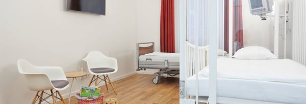 Patient ward in M1 Clinic